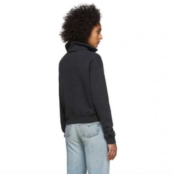 Re/Done 70s Half Zip Sweat Shirt Small - Picture 9 of 9